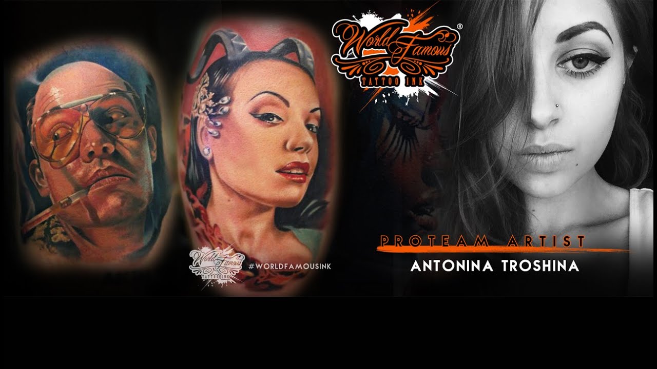 WORLD FAMOUS TATTOO INK ANTONINA TROSHINA - PRO TEAM 