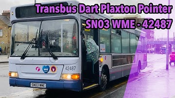 Withdrawn! First Essex Transbus Dart Plaxton Pointer II SN03 WME 42487