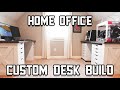 Custom Built-in Desk // Home Office Work Space
