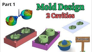 Solidworks Mold Design - Citrus Juicer