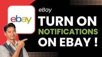 How to Turn On eBay Notifications !