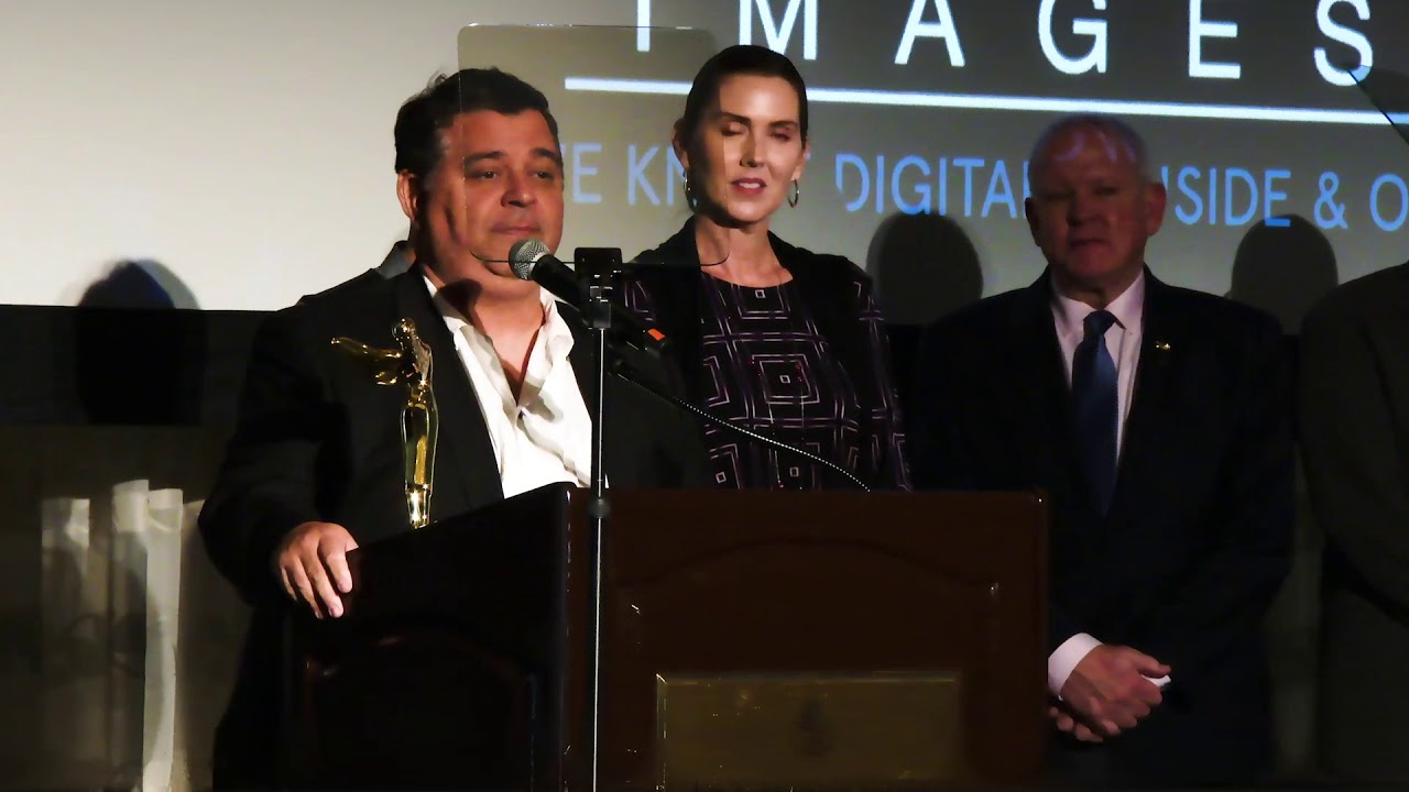 Michael Mansouri recipient of the Lumiere award from the Advanced Imaging Society AIS