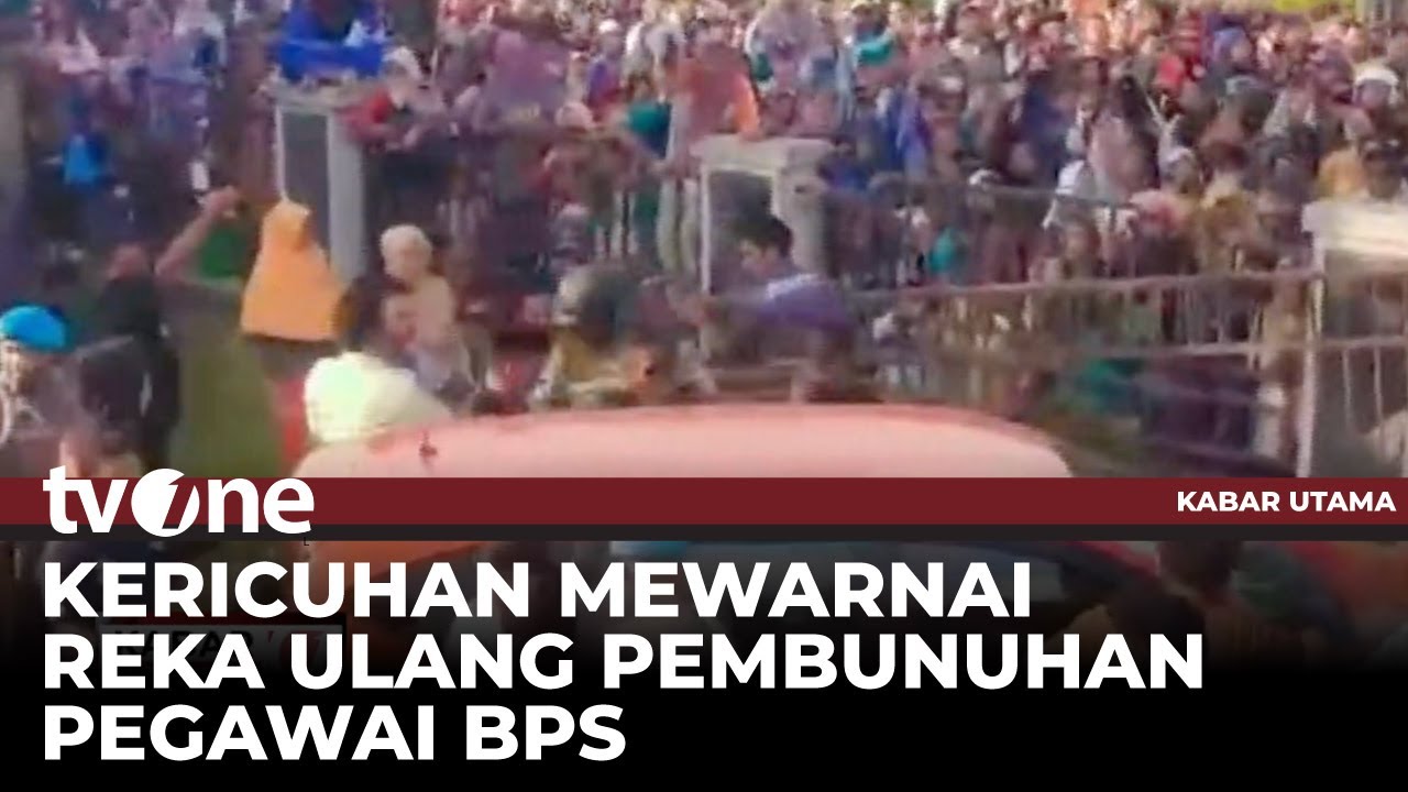 Rekonstruksi Ulang Kasus Pembunuhan Karyawan BPS di Halmahera Ricuh! | Kabar Utama tvOne