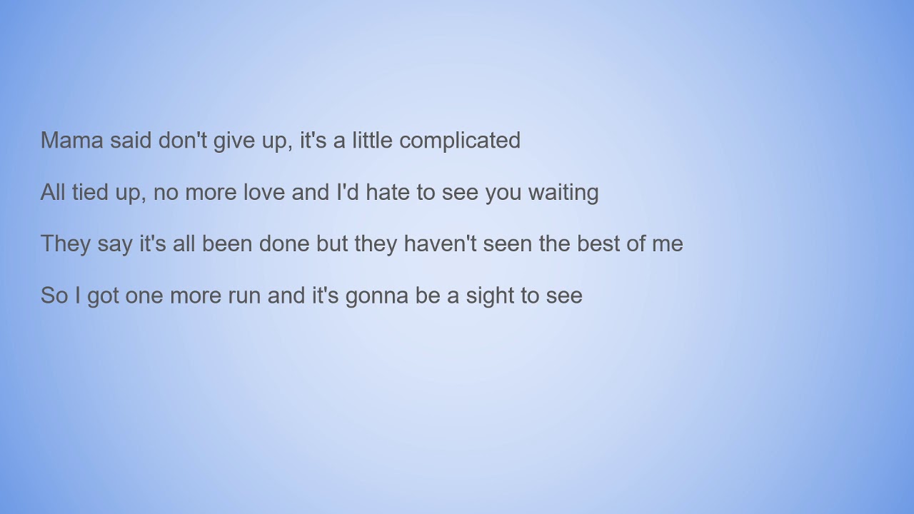 High Hopes Lyrics YouTube