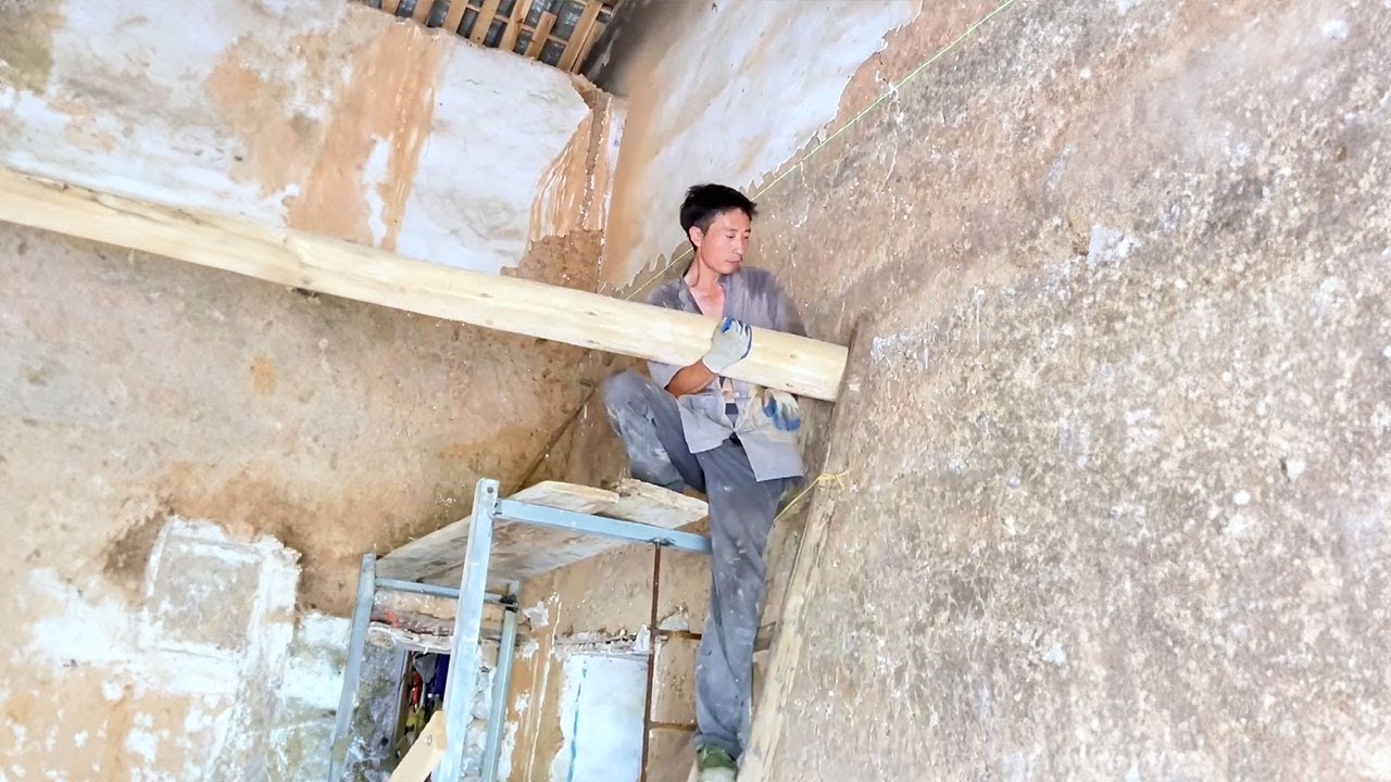 Knocking Ropes Episode 45 Old House Renovation: Adding Roof Ropes & Knocking Down Door ...