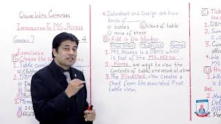 Class 7 - Computer Studies - Chapter 4 - Lecture 5 Exercises: A, B, C, D and F - Allied Schools