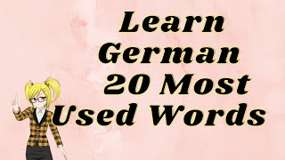 Learn German : 20 Most Used Words screenshot 2