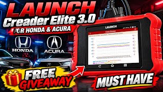 Launch Creader Elite 3.0 for Honda / Acura (free giveaway)