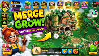 Merge & Grow Gameplay 🌿 | Build Your Dream Garden! 🏡 | Level 6 Gameplay | Hindi screenshot 2