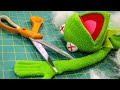 I Turned My Kermit Plush into a Puppet!