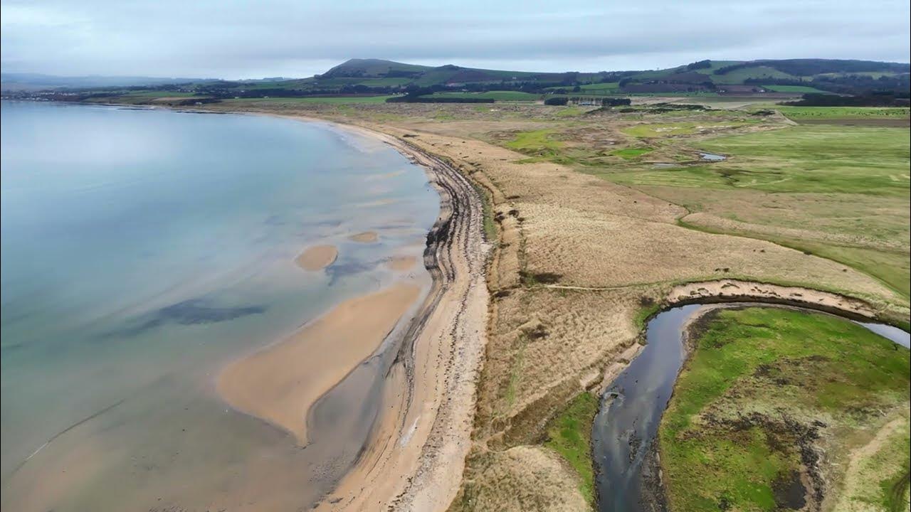 Elie - Leven, Fife Coastal Path by Drone - YouTube