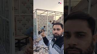 Aluminium partition in low budget🔥🛠💰 #aluminium #design #viral #trending #shorts