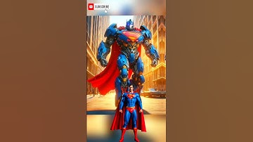 Superheroes But TRANSFORMER 🔥 All Characters (Marvel & DC) #superman #joker #venom #batman