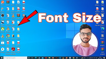 How to Change Icon and Font size in windows 10 || Icon Size Change kaise Karen ?