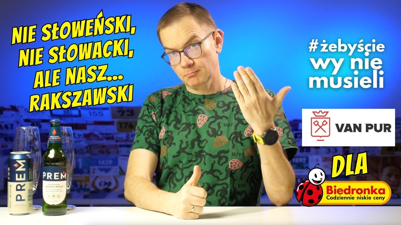PREM - Premium Lager - Rakszawa (Van Pur) dla sieci Biedronka