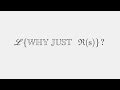 Laplace transform: Why do we only care about Re(s)