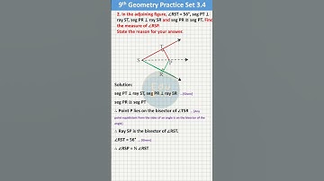 Class 9 Geometry Practice set 3.4 Question 2 | Maharashtra board