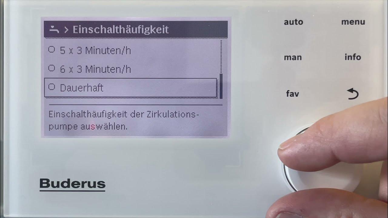 Erklärung Buderus Regelung RC 310 YouTube
