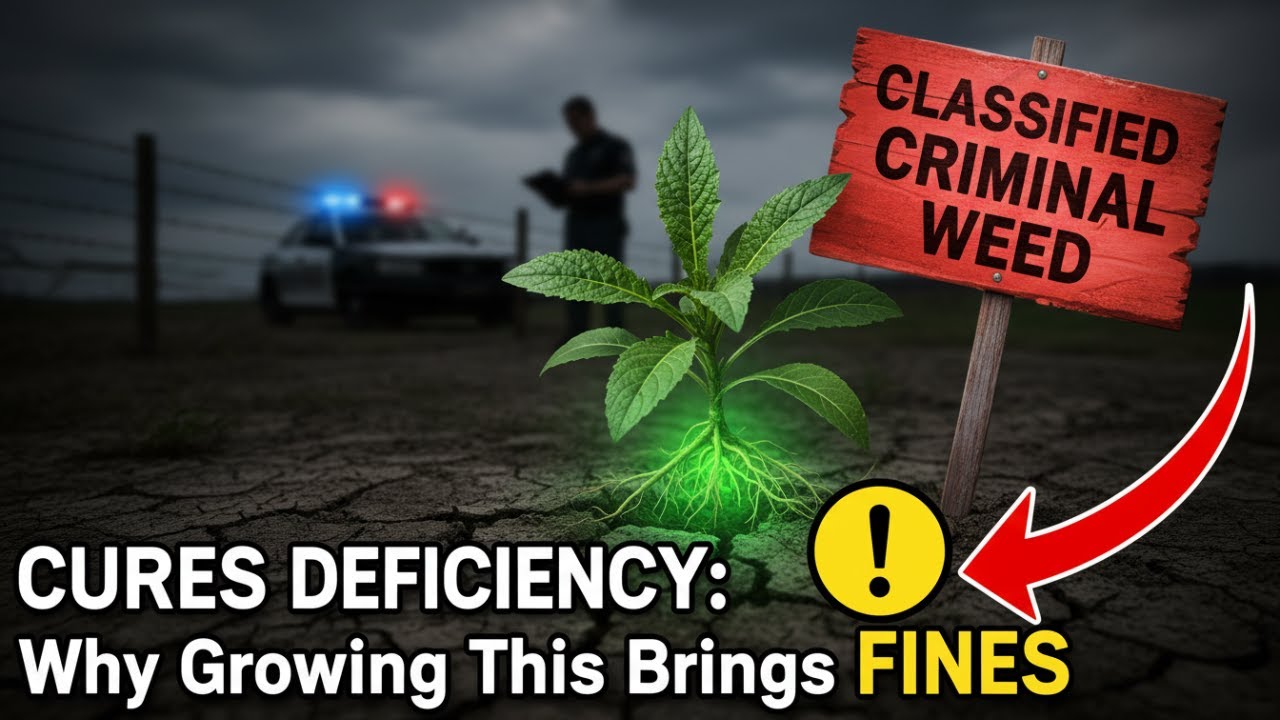Classified Criminal Weed, Cures Deficiency: Why Growing This Brings Fines