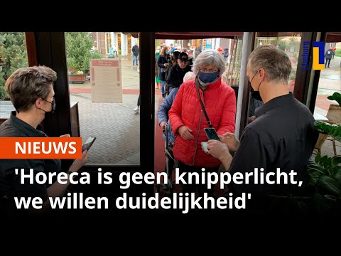 Drukte bij tijdelijke opening horeca Horst aan de Maas