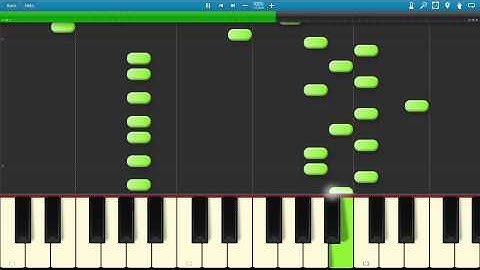 Daft Punk - Giorgio by Moroder - Synthesia piano tutorial (synth)