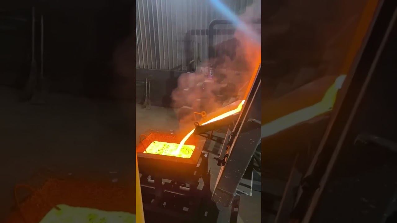 Transforming Raw Metals: The Intense Melting Process!