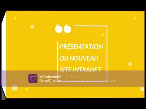 Présentation Intranet video