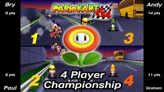 Mario Kart 64 4-Player Championship - Flower Cup