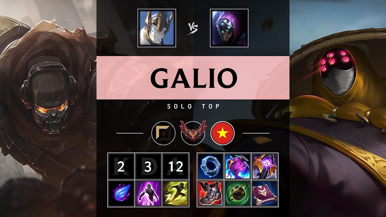 Galio Top vs Jax - VN Grandmaster Patch 25.19