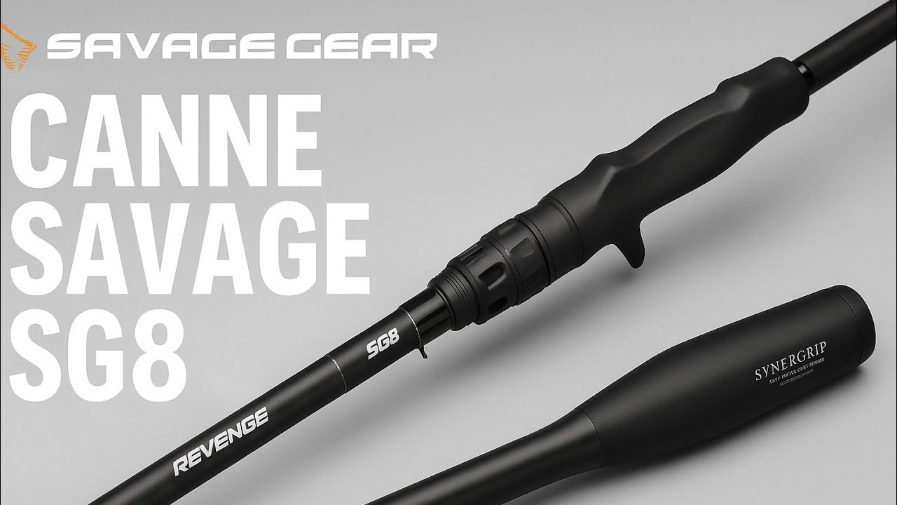 CANNE À PÊCHE savage gear (SG8) la meilleure canne haut de gamme littéralement impressionnante 🤩