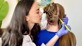 ASMR Intense Scalp Exam for DEEP Sleep| Hair Brushing,Hair Pulling Therapy, Tingly Medical Role Play