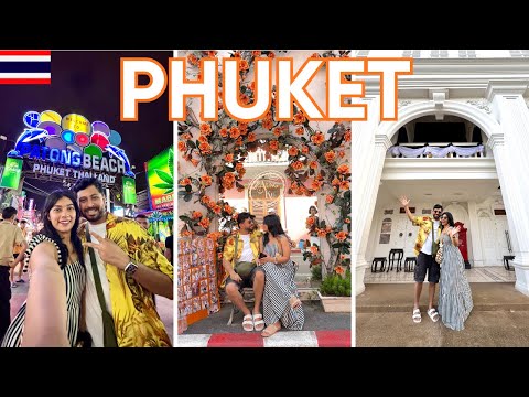 Reached PHUKET - Exploring Old Town & Bangla Street Nightlife, First Day in Phuket, Thailand Vlog 🇹🇭