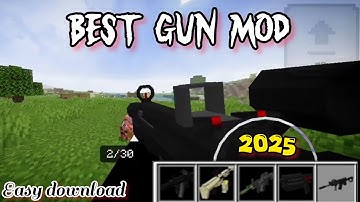 💥Best Gun Mod in Minecraft | Easy Download & Installation (2025)✨️