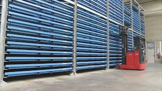 sheet metal vertical storage，steel sheet storage systems