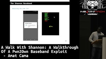 A walk with Shannon: A walkthrough of a pwn2own baseband exploit - Amat Cama