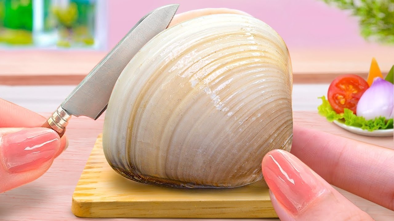 Seafood Cooking Recipe 🦀 How To Make Miniature Crab with Clam and Butter | Little Cooking