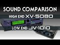 Comparison xv 5080 high end  jv 1010 low end