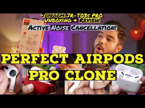 Joyroom JR T03s Pro Airpods | Perfect Clone Of Airpods Pro | Noise Cancelation & Transparency Mode |