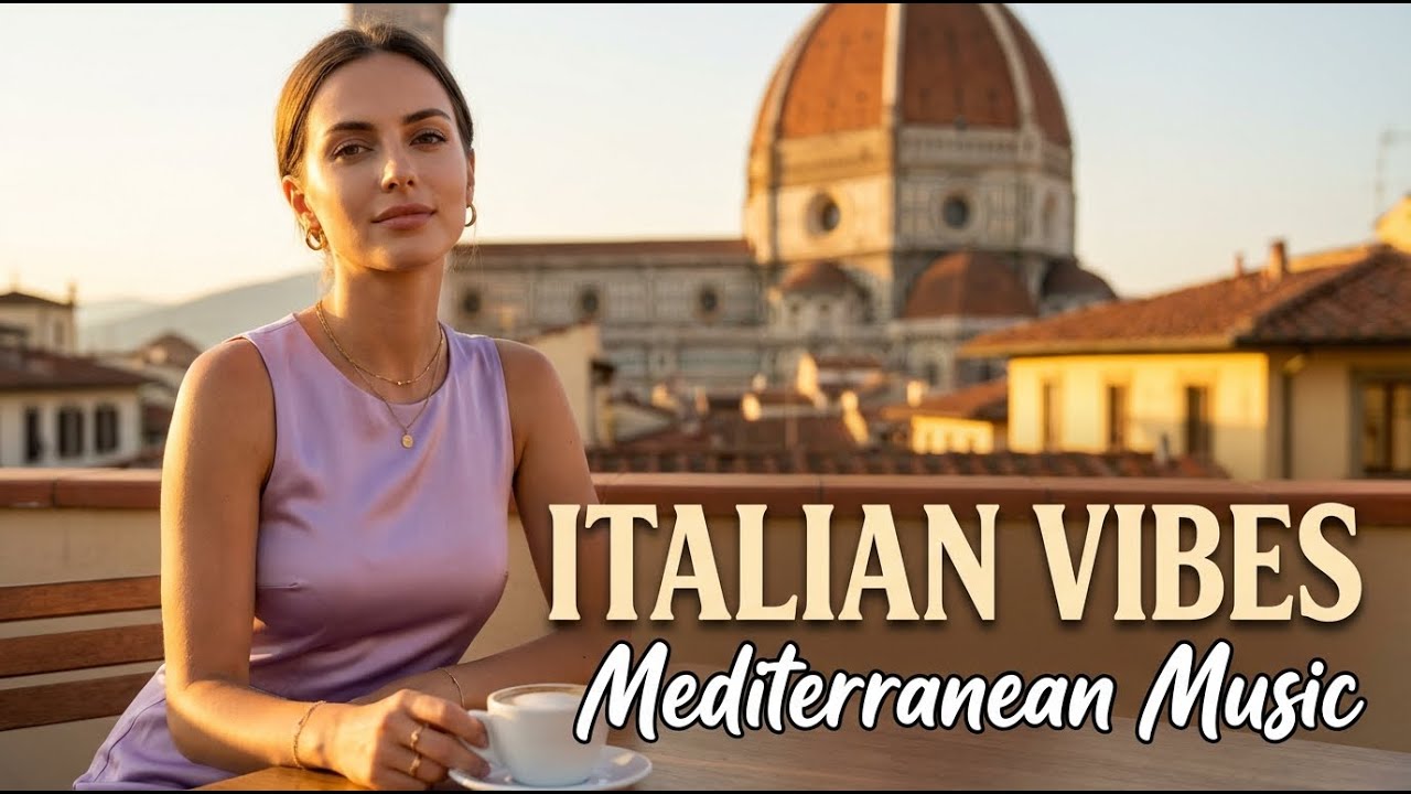 Mediterranean Dream Escape 🌊 Italian Music 2+ Hours | Amalfi Coast & Lake Como Scenic Relaxation 4K