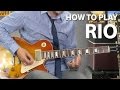 How to Play Rio by Duran Duran - Ebow Guitar Lesson