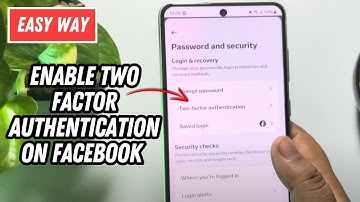 How To Enable Two Factor Authentication On Facebook 2025 (New Update)