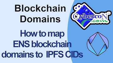 How to map ENS blockchain domains to IPFS CIDs