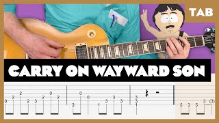 Kansas - Carry On Wayward Son - Guitar Tab | Lesson | Cover | Tutorial - Randy Marsh