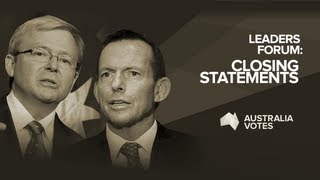 Leaders Forum: Closing statements