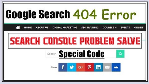 How to Fix 404 Error in Google Search Console | How to Solve Not Found (404) issue in Search Console