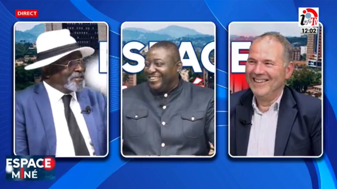 LE PDG D'INFO TV, DIEUDONNE MVENG SUR LE PLATEAU DE PARFAIT AYISSI/ ESPACE MINE/UNE GRANDE PREMIERE