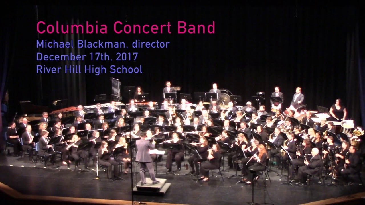Columbia Concert Band 2017 Winter Concert YouTube Columbia Concert Band 2017 Winter Concert YouTube