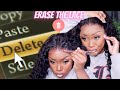 HOW TO: ERASE THE LACE! NO BABY HAIR WIG INSTALL🔥| SECRETS TO HIDING LACE FOR BEGINNERS X WOWAFRICAN