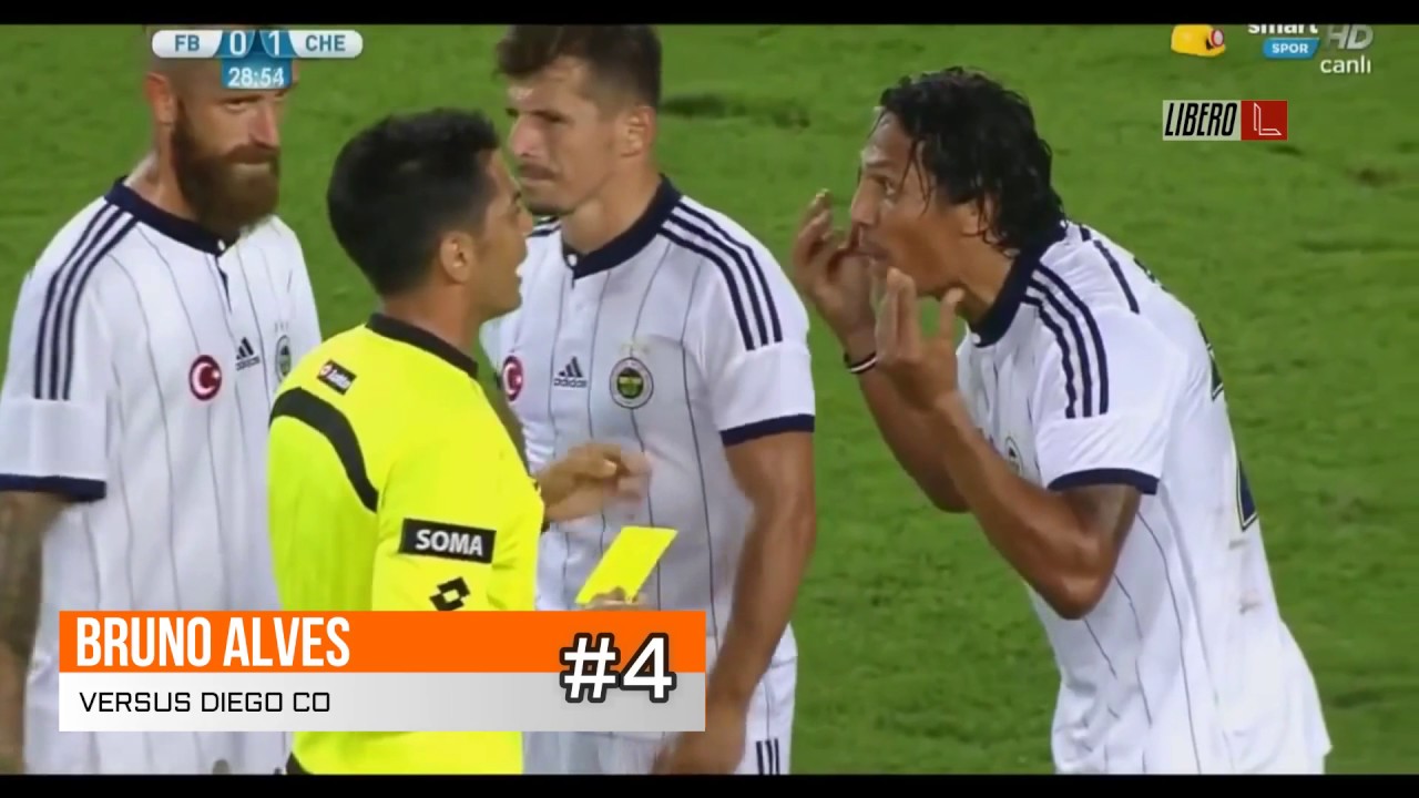 top 10 yellow cards which should have been red cards test 4