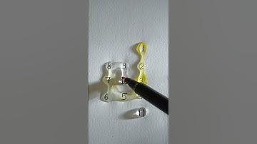 Ve một dưỡng nổi số trong giọt nước #drawing #line #maths #water #shorts